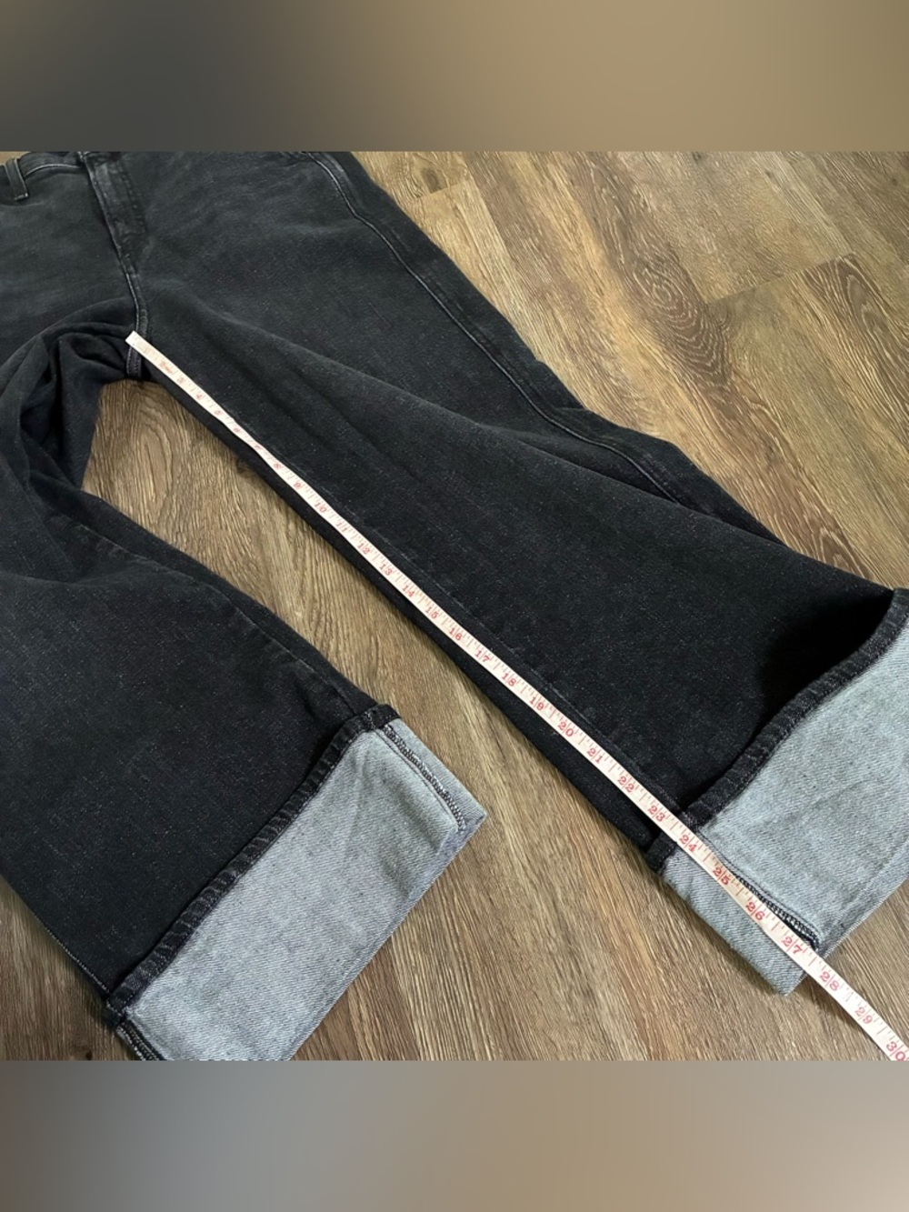Joe’s Jeans TRIXIE HIGH RISE WIDE LEG CUFFED TROUSER in Mindset - Picture 12 of 12